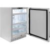 imageZLINE Autograph Edition 24 in Touchstone 151 Can Beverage Fridge With Solid Stainless Steel Door And Matte Black Handle RBSOZST24MB