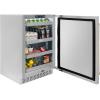 imageZLINE Autograph Edition 24 in Touchstone 151 Can Beverage Fridge With Solid Stainless Steel Door And Polished Gold Handle RBSOZST24G