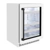 imageZLINE Autograph Edition 24 in Touchstone 151 Can Beverage Fridge With White Matte Glass Door And Matte Black Handle RBSOZWM24MB