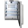 imageZLINE Autograph Edition 24 in Touchstone 151 Can Beverage Fridge with Solid Stainless Steel Door and Polished Nickel Helix Handle RBSOZST24KPN