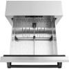 imageZLINE Autograph Edition 24 in Touchstone 168 Can OutdoorRated Dual Refrigerator Drawer with Satin Stainless Steel Doors and Matte Black Handles RDSOZSN24MB