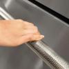 imageZLINE Autograph Edition 24 in Touchstone 168 Can OutdoorRated Dual Refrigerator Drawer with Stainless Steel Doors and Polished Nickel Helix Handles RDSOZST24KPN