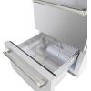 imageZLINE Autograph Edition 24 in Touchstone 168 Can OutdoorRated Dual Refrigerator Drawer with Stainless Steel Doors and Polished Nickel Helix Handles RDSOZST24KPN