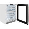 imageZLINE Autograph Edition 24 in Touchstone Dual Zone 44 Bottle Wine Cooler with Stainless Steel Glass Door and Champagne Bronze Helix Handle RWDOZS24KCB