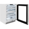 imageZLINE Autograph Edition 24 in Touchstone Dual Zone 44 Bottle Wine Cooler with Stainless Steel Glass Door and Polished Nickel Helix Handle RWDOZS24KPN