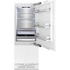 imageZLINE Autograph Edition 30 Inches 161 Cubic Feet Panel Ready BuiltIn Bottom Freezer Refrigerator with Water Dispenser and Ice Maker with Champagne Bronze Accents RBIVZ30CB