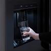 imageZLINE Autograph Edition 36 in 289 cu ft StandardDepth French Door External Water Dispenser Refrigerator with Dual Ice Maker in FingerprintResistant Black Stainless Steel and Bronze Helix Handle
