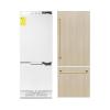 imageAutograph Edition 30 in 2Door Panel Ready Bottom Freezer Refrigerator wIce Water Dispenser Polished Gold Handle