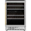 imageZ Line Kitchen and Bath ZLINE 24 Monument Autograph Edition Dual Zone 44Bottle Wine Cooler in Stainless Steel with Polished Gold Accents RWVZUD24G