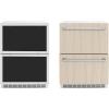 imageZ Line Kitchen and Bath ZLINE 24 in Touchstone 168 Can OutdoorRated Dual Refrigerator Drawer with PanelReady Doors RDSPO24