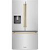 imageZ Line Kitchen and Bath ZLINE Autograph 36 in StandardDepth Refrigerator wPolished Gold Handles RSMZW36G