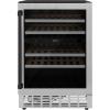 imageZLINE 24 Monument Autograph Edition Dual Zone 44Bottle Wine Cooler in Stainless Steel with Matte Black Accents RWVZUD24MB