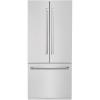 imageZLINE 36 Inches 196 Cubic Feet French Door BuiltIn Bottom Freezer Refrigerator with Water Dispenser and Ice Maker in DuraSnow Stainless Steel RBIVSN36