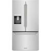 imageZLINE Autograph 36 in 289 cu ft StandardDepth French Door External Water Dispenser Refrigerator with Dual Ice Maker in FingerprintResistant Stainless Steel and Polished Nickel Helix Handles