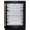 imageZLINE Autograph Edition 24 in Touchstone Dual Zone 44 Bottle Wine Cooler with Black Stainless Steel Glass Door and Champagne Bronze Helix Handle RWDOZBS24KCB