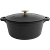 image:imageZLINE 5Piece Enameled Cast Iron Cookware Set in Black Matte CWSETSBLM5