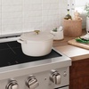 image:imageZLINE 5Piece Enameled Cast Iron Cookware Set in White Matte CWSETSWM5