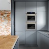 image:imageZLINE 30 Autograph Edition Double Wall Oven with Self Clean and True Convection in Fingerprint Resistant Stainless Steel and Champagne Bronze AWDSZ30CB
