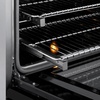 image:imageZLINE 30 in 42 cu ft Paramount Induction Range with 4 Element Cooktop and Electric Convection Oven in Stainless Steel with Black Matte Door SINRBLM30