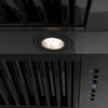 image:imageZLINE 48 Black Stainless Steel Range Hood with Champagne Bronze Handle BS655Z48CB