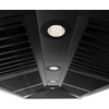 image:imageZLINE 48 Black Stainless Steel Range Hood with Champagne Bronze Handle BS655Z48CB