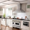 image:imageZLINE Autograph Edition 48 in 60 cu ft Legacy Dual Fuel Range with 7 Burner Gas Cooktop and 2 Electric Ovens in Satin Stainless Steel and Champagne Bronze Accents RASZSN48CB