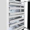 image:imageZLINE 24 in Touchstone Dual Zone 44 Bottle Wine Cooler With Black Stainless Steel Glass Door RWDOBS24