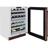 image:imageZLINE 24 in Touchstone Dual Zone 44 Bottle Wine Cooler with Hand Hammered Copper Glass Door RWDOHH24