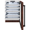 image:imageZLINE 24 in Touchstone Dual Zone 44 Bottle Wine Cooler with Hand Hammered Copper Glass Door RWDOHH24
