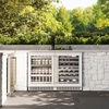 image:imageZLINE Autograph Edition 24 in Touchstone Dual Zone 44 Bottle Wine Cooler With White Matte Glass Door And Champagne Bronze Handle RWDOZWM24CB