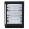 image:imageZLINE 24 in Touchstone Dual Zone 44 Bottle Wine Cooler With Black Matte Glass Door RWDOBLM24