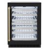 image:imageZLINE Autograph Edition 24 in Touchstone Dual Zone 44 Bottle Wine Cooler With Black Matte Glass Door And Champagne Bronze Handle RWDOZBLM24CB