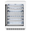 image:imageZLINE Autograph Edition 24 in Touchstone Dual Zone 44 Bottle Wine Cooler With White Matte Glass Door And Matte Black Handle RWDOZWM24MB