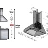 image:imageZ Line 687RD36 1200 CFM Wall Mount Range Hood with Remote Dual Blower 36 Stainless Steel36 in
