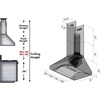 image:imageZ Line 687RD36 1200 CFM Wall Mount Range Hood with Remote Dual Blower 36 Stainless Steel36 in
