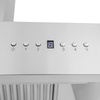 image:imageZ Line 687RD36 1200 CFM Wall Mount Range Hood with Remote Dual Blower 36 Stainless Steel48 in