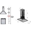 image:imageZLINE 30 Convertible Vent Island Mount Range Hood in Stainless Steel GL2i30