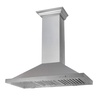 image:imageZLINE 30 in Designer Series Satin Stainless Steel Convertible Vent Wall Mount Range Hood 8KBS30