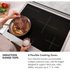 image:imageZLINE 30 in Paramount Induction Rangetop with 4 Element Cooktop in Satin Stainless Steel