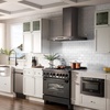 image:imageZLINE 36 Convertible Vent Wall Mount Range Hood in Black Stainless Steel BSKEN36