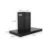 image:imageZLINE 36 Convertible Vent Wall Mount Range Hood in Black Stainless Steel BSKEN36