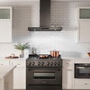 image:imageZLINE 36 Convertible Vent Wall Mount Range Hood in Black Stainless Steel BSKEN36