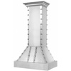 image:imageZLINE 36 in Ducted Vent Designer Series Wall Mount Range Hood in Satin Stainless Steel 6554SSSS3636 in