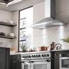image:imageZLINE 48 in Wooden Wall Mount Range Hood in Cottage White  Includes Motor