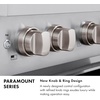image:imageZLINE Autograph Edition 48 in 67 cu ft Paramount Double Oven Gas Range with 8 Burner Cooktop in Black Stainless Steel and Champagne Bronze Accents SGRBZ48CB