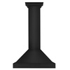 image:imageZLINE 30 in Convertible Black Stainless Steel Wall Mount Range Hood With Black Stainless Steel Handle BSKB4X30