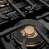 image:imageZLINE 48 in 67 cu ft Paramount Gas Range with 8 Burner DuoPro Cooktop and Dual Ovens in Black Stainless Steel PSGRB48