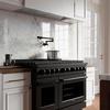 image:imageZLINE 48 in 67 cu ft Paramount Gas Range with 8 Burner DuoPro Cooktop and Dual Ovens in Black Stainless Steel PSGRB48