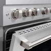 image:imageZLINE 36 in 52 cu ft Paramount Dual Fuel Range with 6 Burner Gas Cooktop and Electric Convection Oven in Satin Stainless Steel SDRS36