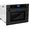 image:imageZLINE AWS30BS Professional 30 Electric Singlewall Oven with Selfclean Black Stainless Steel Finish Interior Lighting Touch Screen Panel 5 cuft Oven Capacity 240V 60Hz Builtin Design